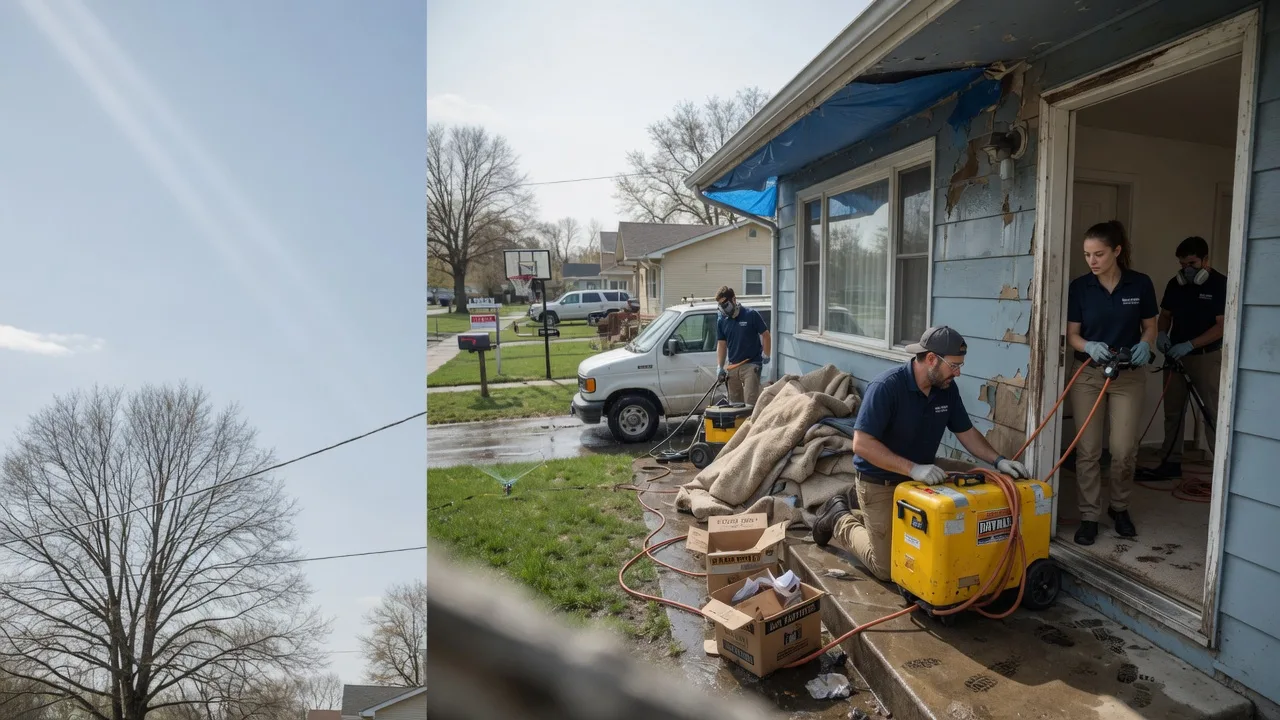 Basement Flood Cleanup in Mellette, SD near me